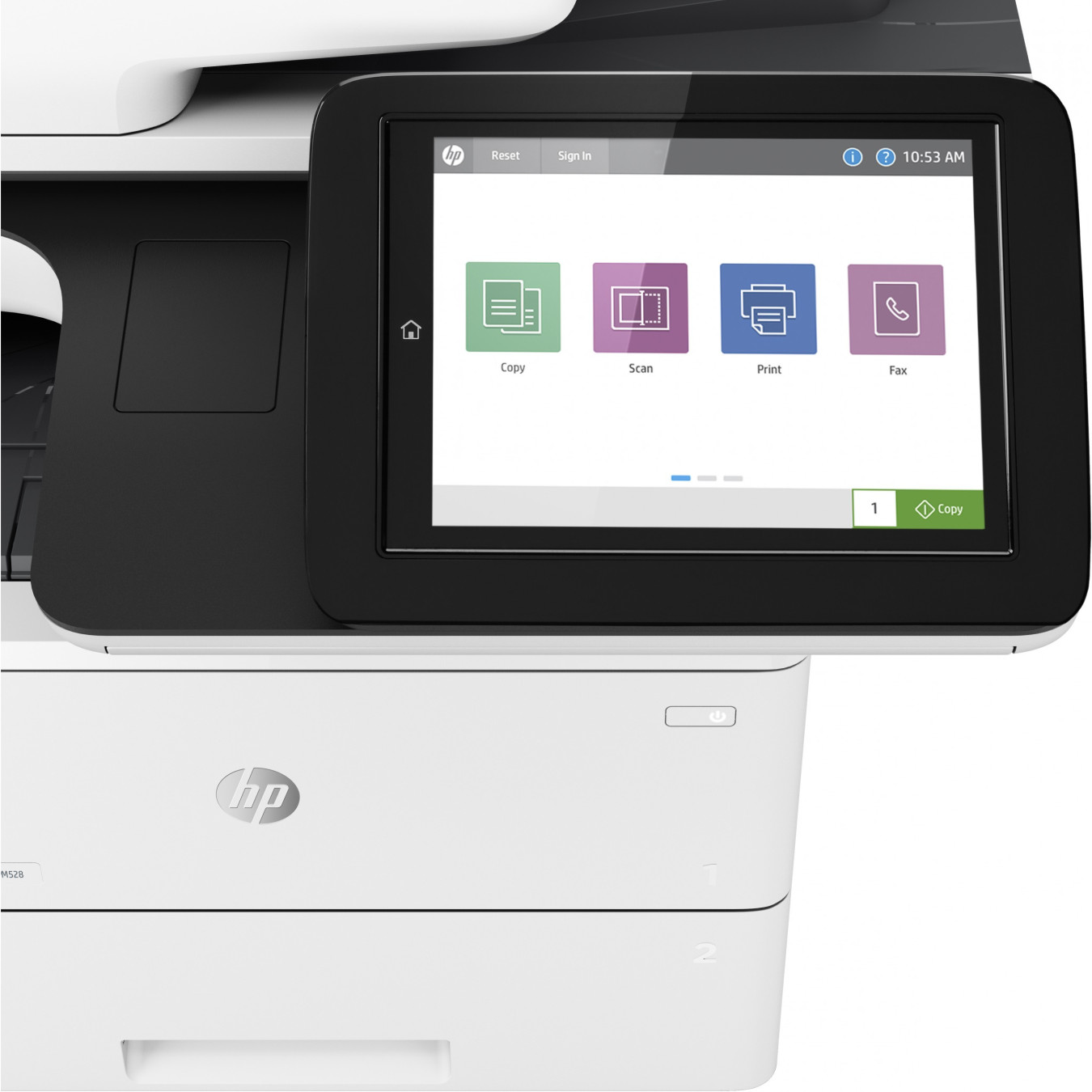 HP LaserJet Enterprise MFP - M528dn - Mono Laser Multifunction, LAN, ADF, Duplex, Black — Buy in Cyprus with Fast Delivery