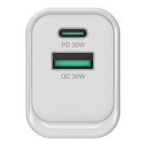 CONCEPTRONIC Ladegerät 2Port GaN USB-C -A 33WPD3.0 PPS ws — Buy in Cyprus with Fast Delivery