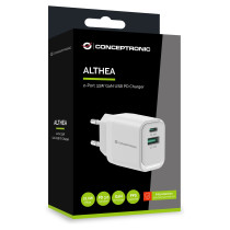 CONCEPTRONIC Ladegerät 2Port GaN USB-C -A 33WPD3.0 PPS ws — Buy in Cyprus with Fast Delivery