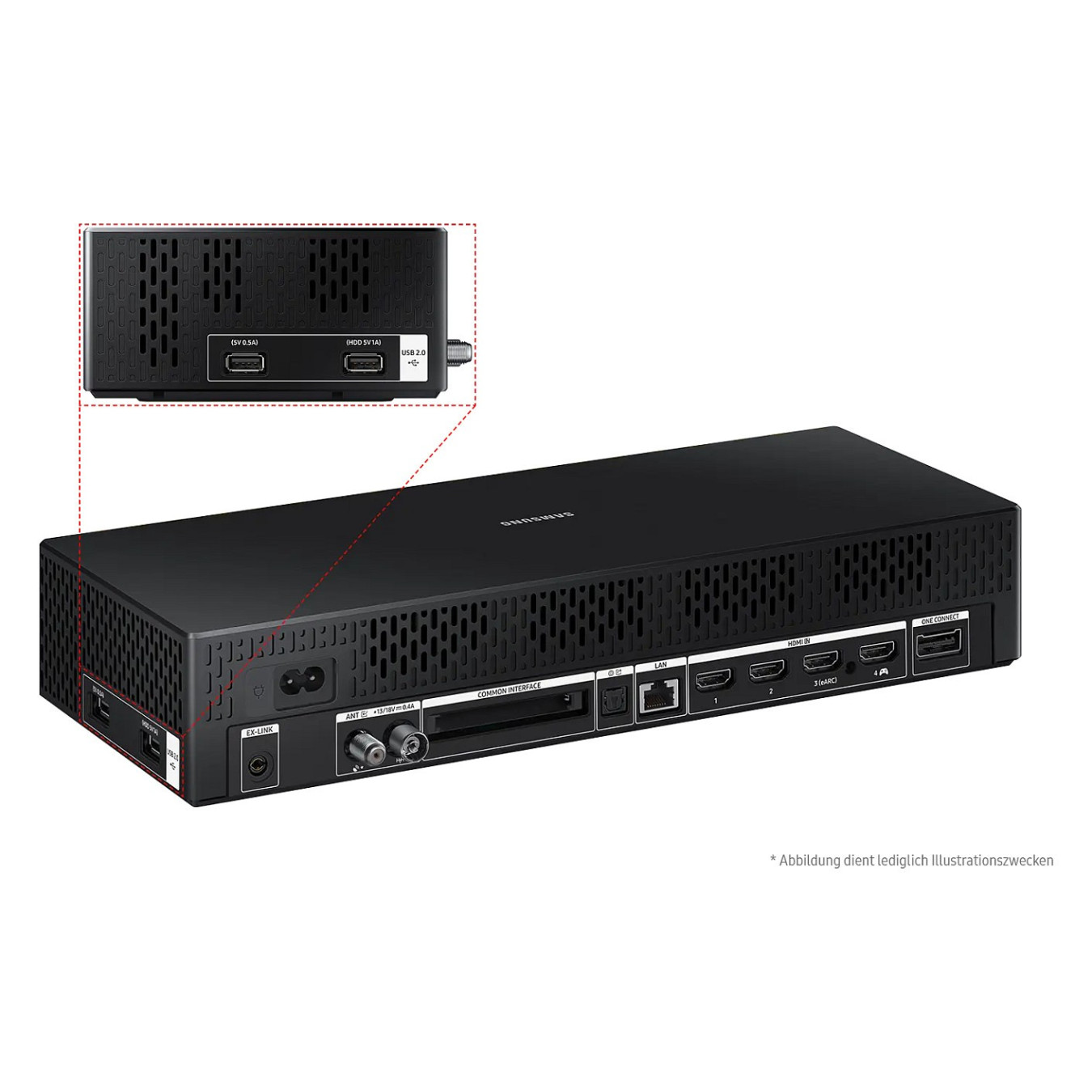 163cm 65' (3840x2160) Samsung The Frame GQ65LS03FAUXZG 16:9 QLED 100Hz HDMI USB LAN WLAN Bluetooth One Connect Box Black