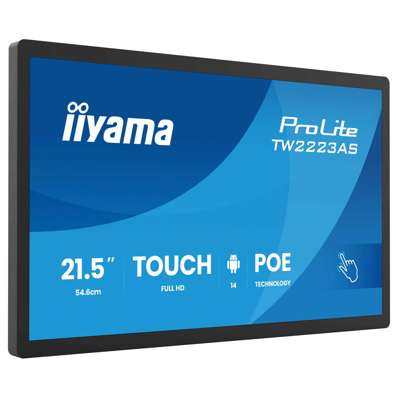 iiyama55.0cm (21.5') TW2223AS-B3P 16:9 M-Touch USBC Android — Buy in Cyprus with Fast Delivery