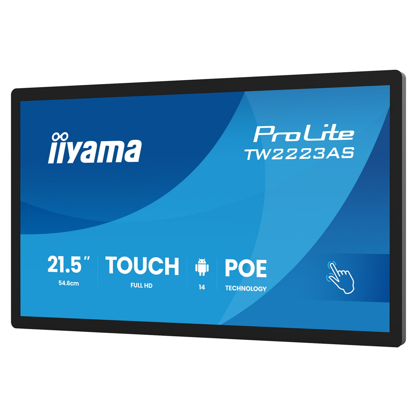 iiyama55.0cm (21.5') TW2223AS-B3P 16:9 M-Touch USBC Android — Buy in Cyprus with Fast Delivery