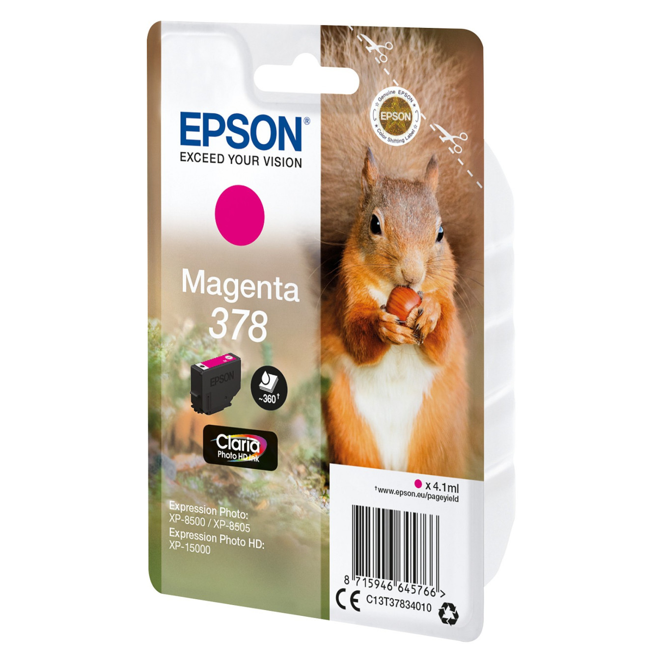 Epson Tinte 378 C13T37834010 Magenta bis zu 360 Seiten — Buy in Cyprus with Fast Delivery