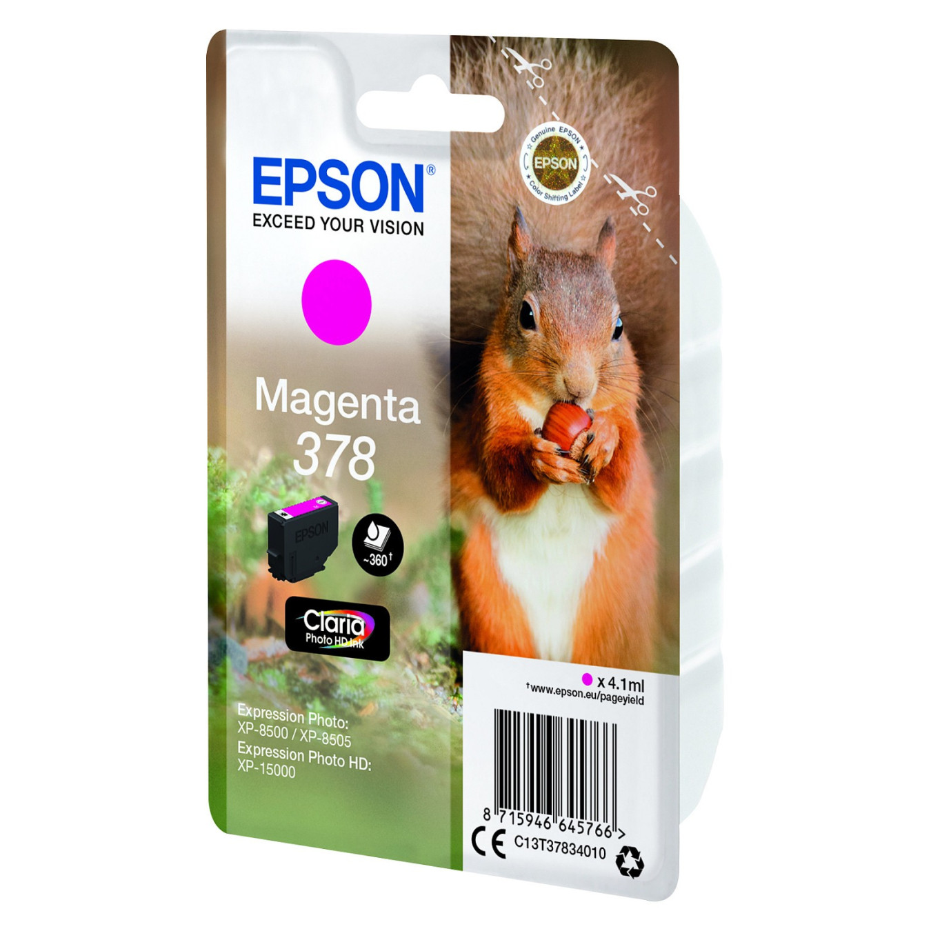 Epson Tinte 378 C13T37834010 Magenta bis zu 360 Seiten — Buy in Cyprus with Fast Delivery