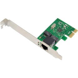 51127F GIGABIT NETWORK PCI EXPRESS CARD 1xRJ45 1GBs, PCIEx1 INCL.LOW PROFILE INLINE — Buy in Cyprus with Fast Delivery