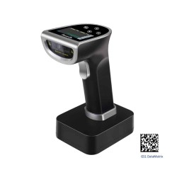 BCS-07BW BARCODE WIRELESS WIRED 2D SCANNER W LED SCREEN BLACK POWER-ON — Buy in Cyprus with Fast Delivery