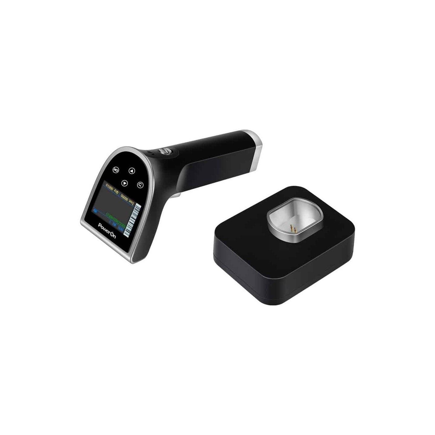 BCS-07BW BARCODE WIRELESS WIRED 2D SCANNER W LED SCREEN BLACK POWER-ON — Buy in Cyprus with Fast Delivery