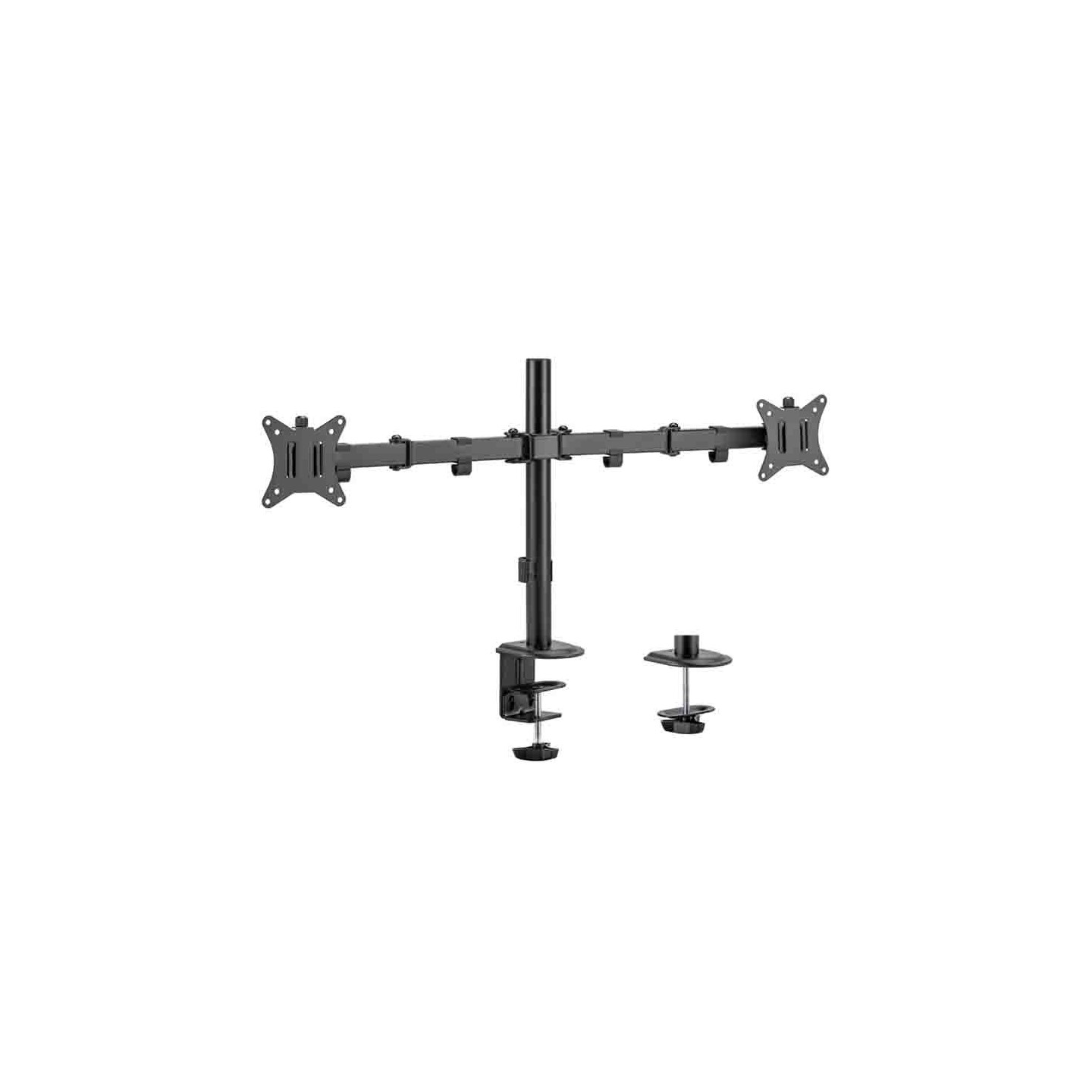 LC-EQE-A32B-D Dual Monitor Arm 17-32" 9kg/arm Black (Boxed) — Buy in Cyprus with Fast Delivery