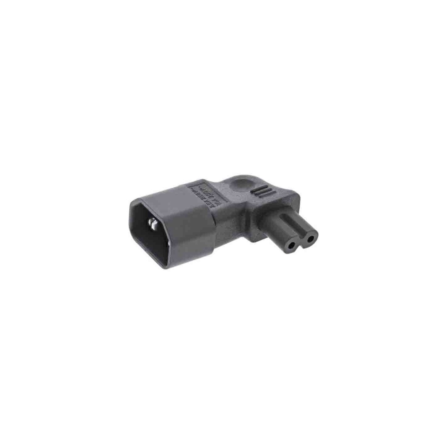 16723D C14 TO C7 POWER ADAPTER LEFT RIGHT ANGLED 3PIN to 2PIN INLINE — Buy in Cyprus with Fast Delivery