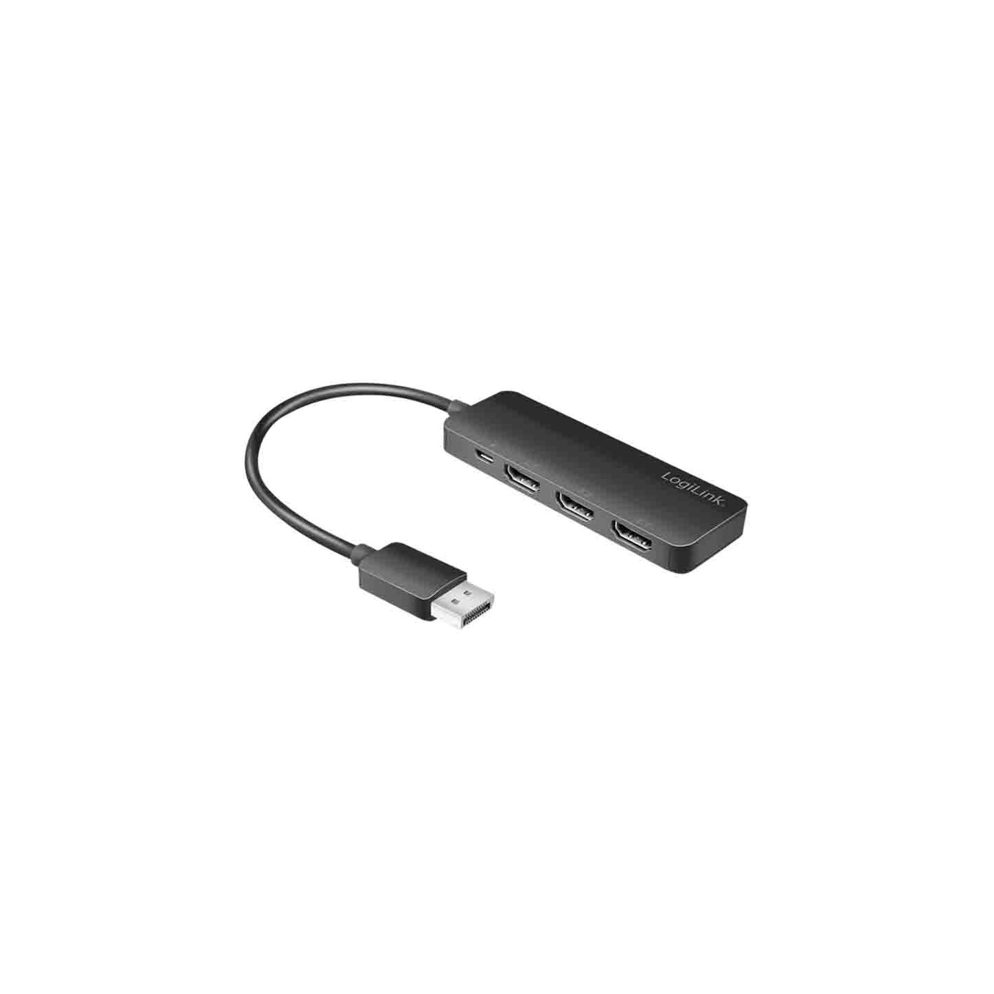 CV0146 DISPLAYPORT SPLITTER, 1x3 port, 1x DP to 3x HDMI, 4K 60 Hz, HDCP, MST LOGILINK — Buy in Cyprus with Fast Delivery