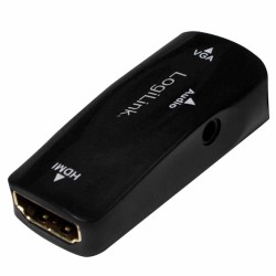 CV0108 HDMI TO VGA ADAPTER F F +3.5mm 1080p LOGILINK — Buy in Cyprus with Fast Delivery