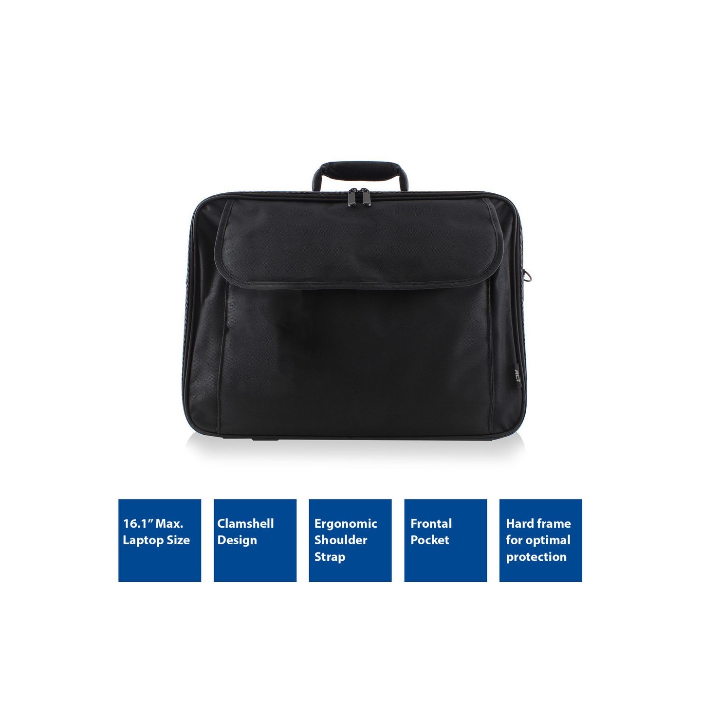 Buy AC8500 15' TO 16.1' N B SHOULDER BAG OFFICE BLACK ACT in Cyprus, Nicosia, Limassol, Larnaka, Pafos