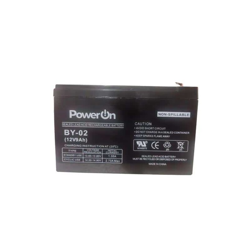 Buy BY-02 UPS BATTERY 12V 9Ah POWER-ON in Cyprus, Nicosia, Limassol, Larnaka, Pafos