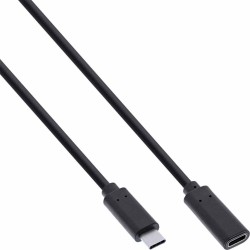 Inline 35774 1.5m USB-C M/F Extension Cable USB 3.2 10Gbps 60W Black — Armenius Store Cyprus
