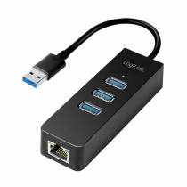 LogiLink UA0173A USB 3.0 Gigabit Ethernet Adapter & 3-Port Hub – 5Gbps USB 1Gbps Ethernet | Armenius Store