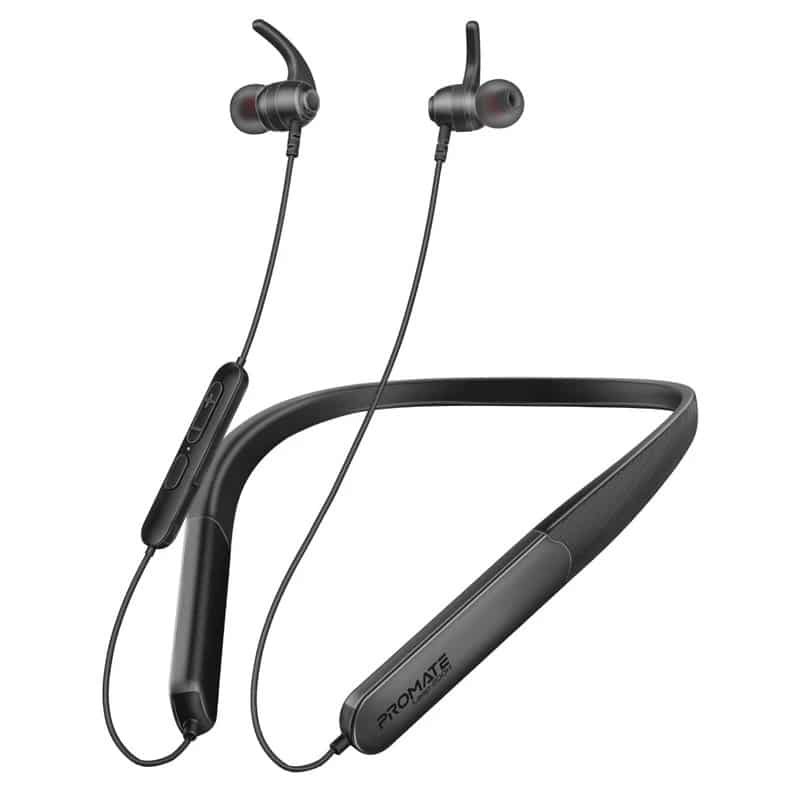 Buy LEAP-200H.BLACK SPORTFITTM HIGH FIDELITY WIRELESS ENC NECKBAND EARPHONES W 200 HOURS PLAYTIME PROMATE in Cyprus, Nicosia, Li