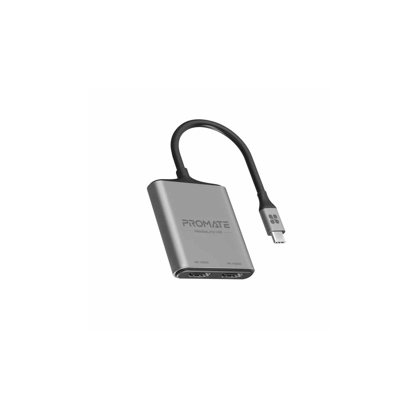 Buy MEDIALINK-H2 4K HIGH DEFINITION USB-C TO DUAL HDMI ADAPTER PROMATE in Cyprus, Nicosia, Limassol, Larnaka, Pafos