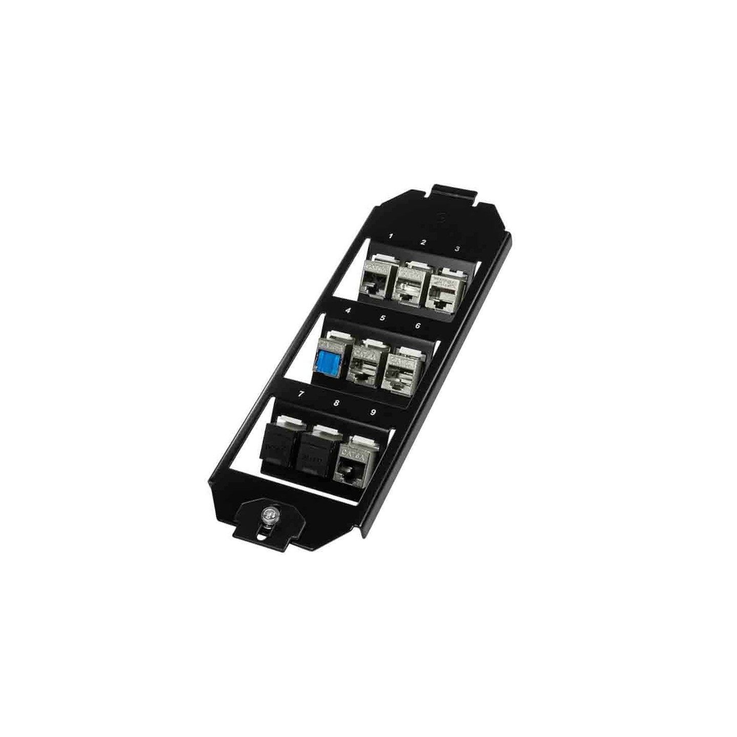 NK4061 9-PORT BOX INSERT FOR 3 3 KEYSTONE MODULES (208mm) LOGILINK — Buy in Cyprus with Fast Delivery