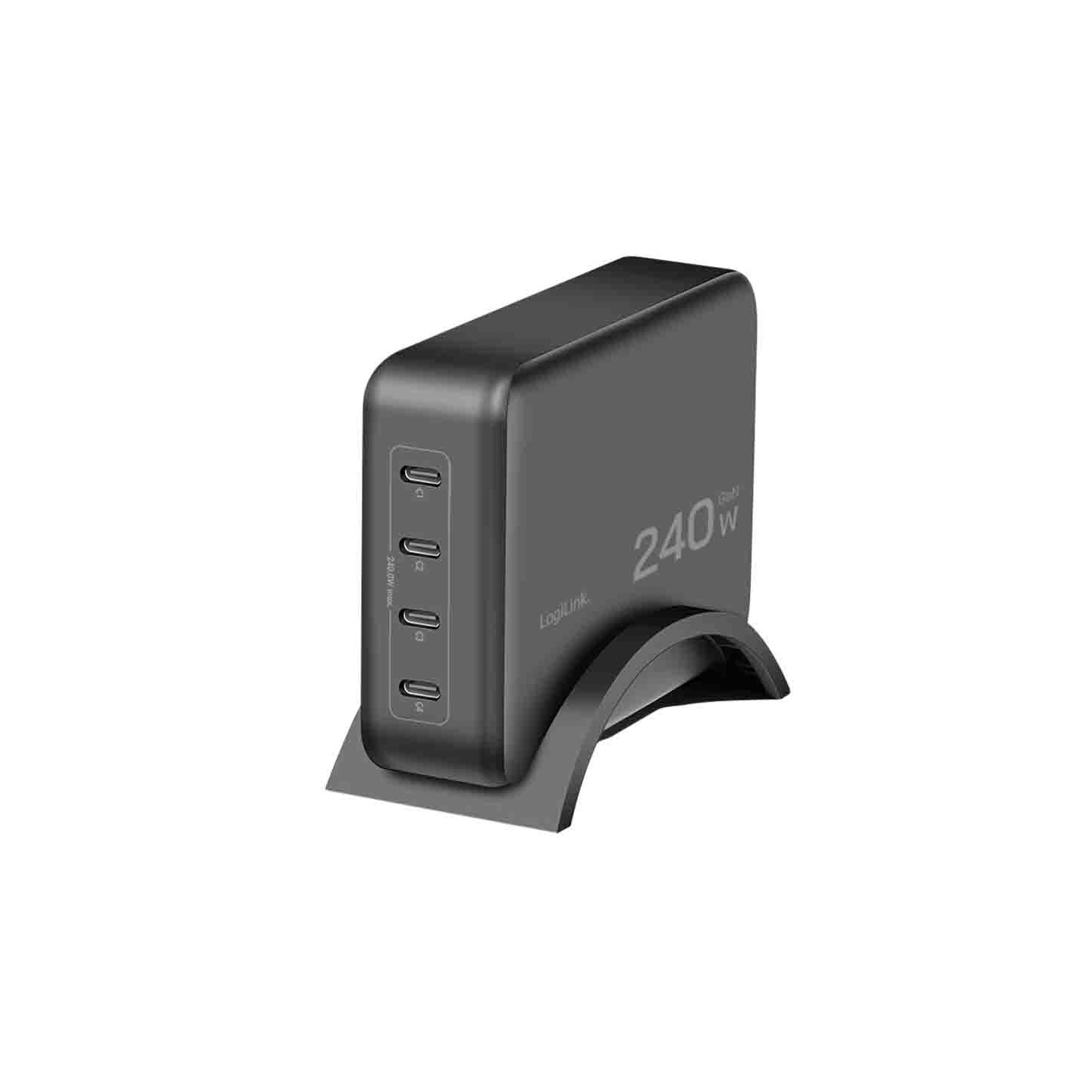 PA0353 CHARGER 240W GaN TECHNOLOGY 4xUSB TYPE-C (PD3.1) BLACK LOGILINK — Buy in Cyprus with Fast Delivery