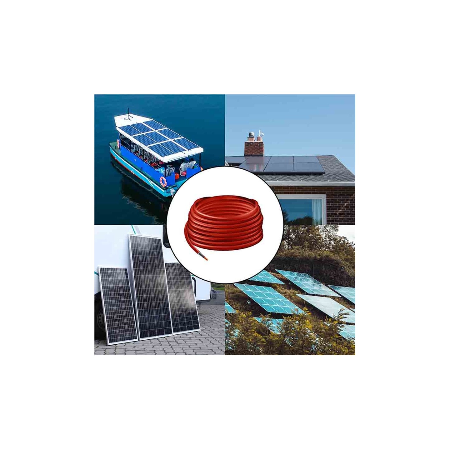 PHC0201 25m RED SOLAR INSTALLATION CABLE (H1Z272-K) 6mm CU, LOGILINK — Buy in Cyprus with Fast Delivery