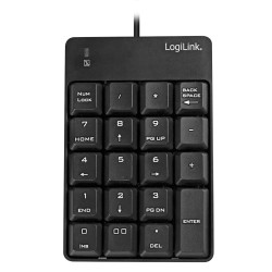 LogiLink ID0184 USB Numeric Keypad 19 Keys - Black (Boxed) — Buy in Cyprus with Fast Delivery