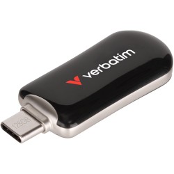 Buy Verbatim Plectra USB-C Flash Drive - 30225 - 128GB Black, USB 3.2 Gen1, 100M... in Cyprus, Nicosia, Limassol, Larnaka, Pafos