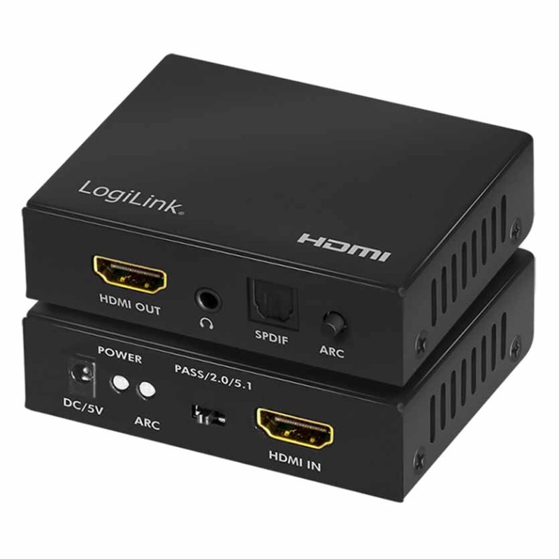 HD0055 HDMI AUDIO EXTRACTOR 2CH 5.1CH 4K 60Hz LOGILINK — Buy in Cyprus with Fast Delivery