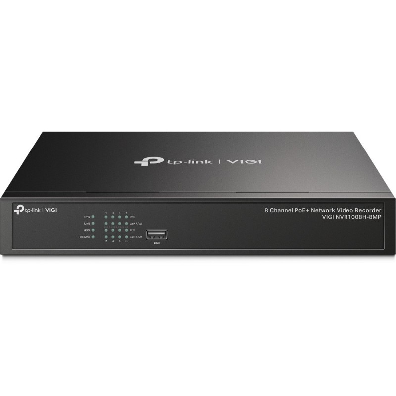 Buy TP-Link VIGI NVR1008H - 8-Channel PoE+ NVR, 4K (3840x2160), SATA up to 10TB,... in Cyprus, Nicosia, Limassol, Larnaka, Pafos