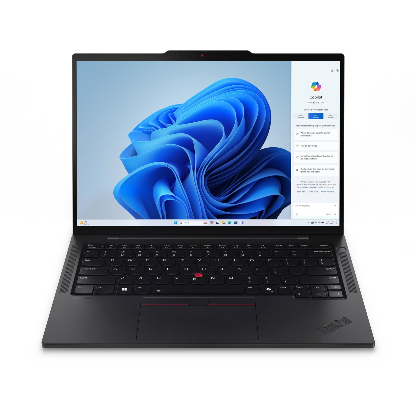 Lenovo ThinkPad T14s Gen 5 - 155U Ultra 7 - 14" WUXGA, 16GB LPDDR5x, 512GB SSD, Black, Windows 11 Pro