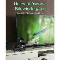 IB-TH100-DK SWIVEL STAND FOR TABLET AND SMARTPHONE WITH DOCKINGSTATION ICYBOX — Buy in Cyprus with Fast Delivery