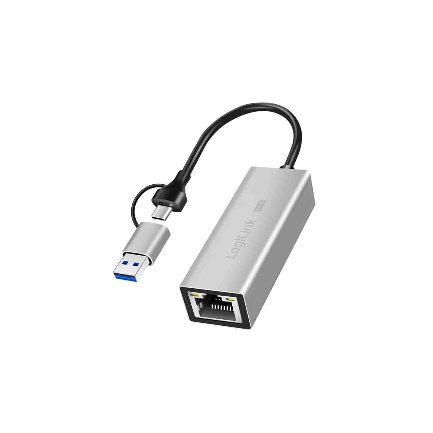 UA0422 USB-A -C TO 2.5G ETHERNET ADAPTER, GREY, LOGILINK — Buy in Cyprus with Fast Delivery