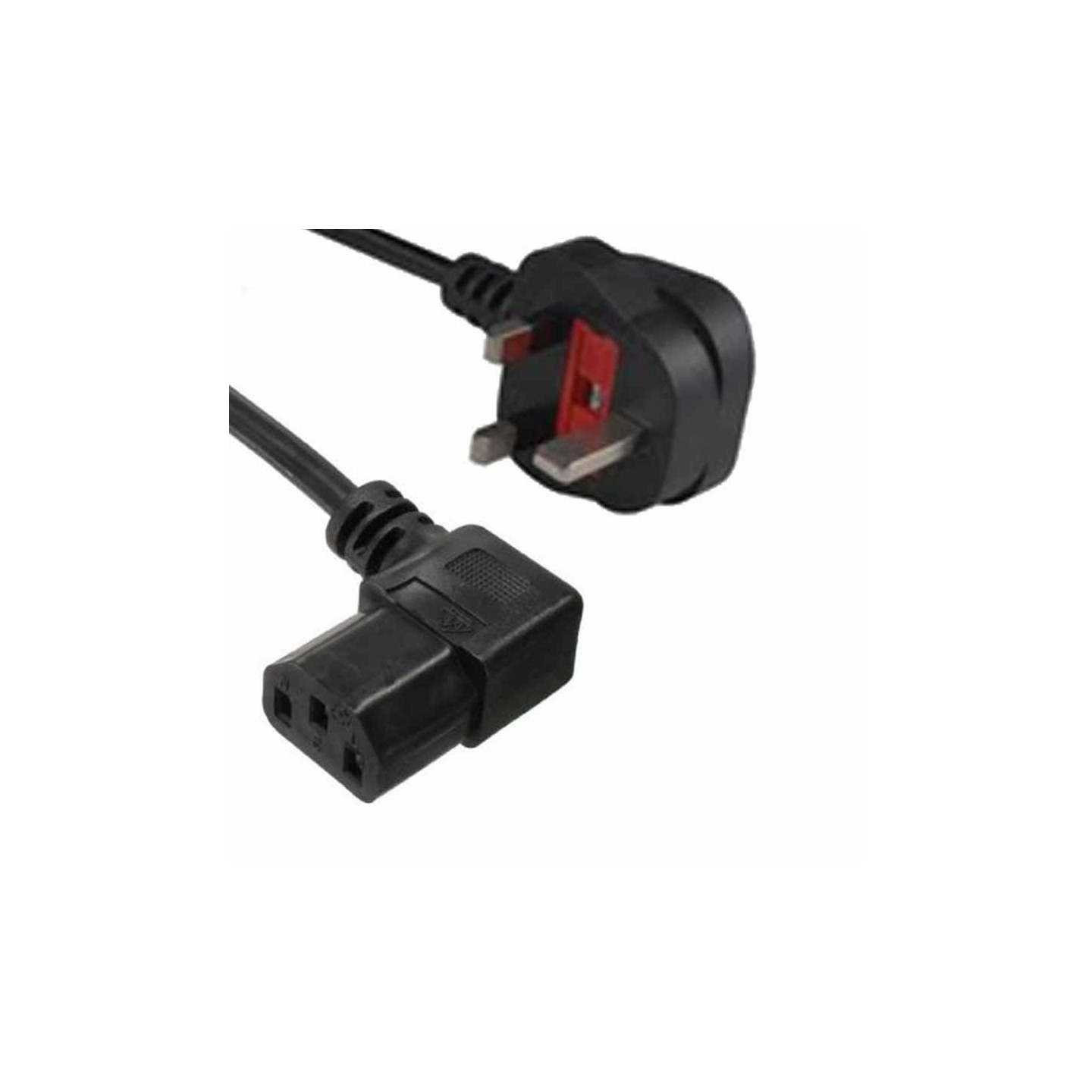 16752A 3m POWER CBL UK PLUG TO C13 RIGHT ANGLED, INLINE — Buy in Cyprus with Fast Delivery