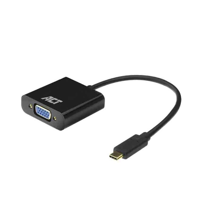 AC7300 0.15m USB TYPE-C to VGA, M F ADAPTER ACT — Buy in Cyprus with Fast Delivery