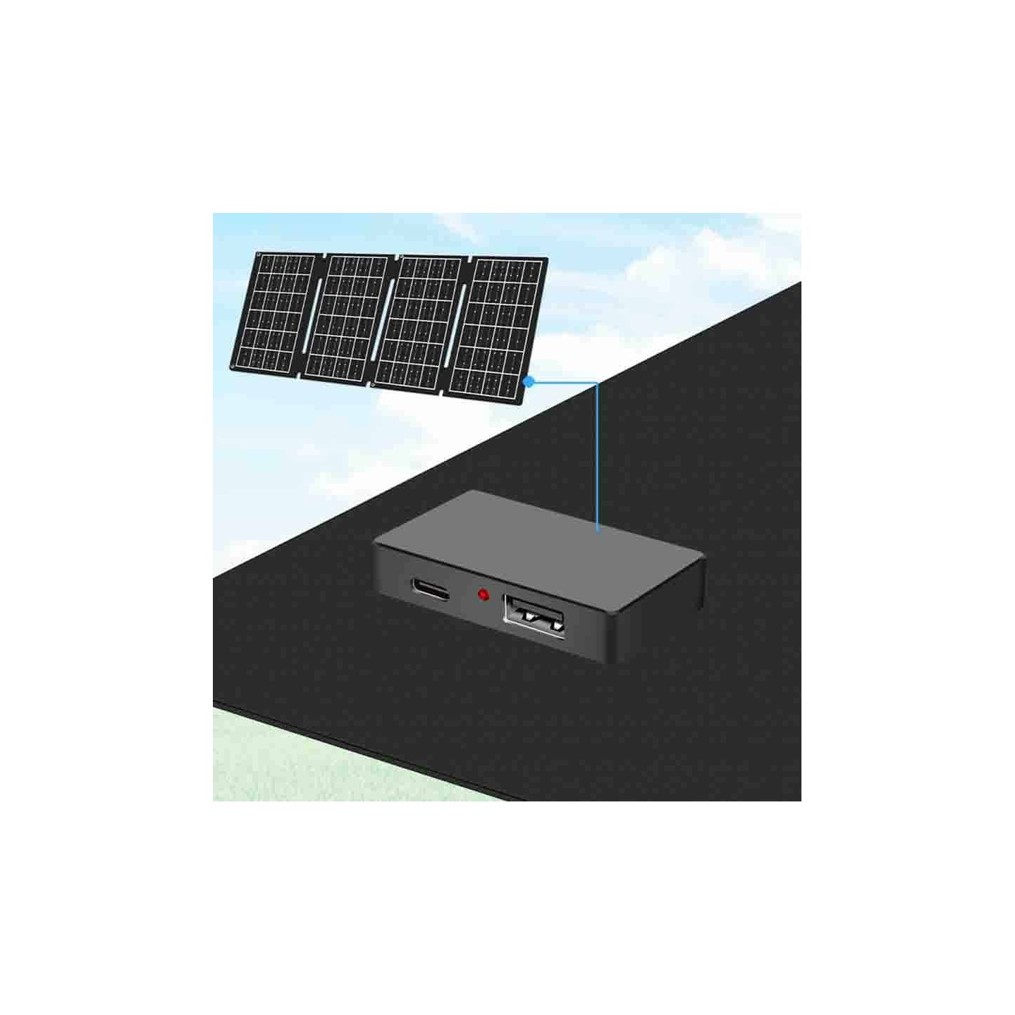 Buy PA0340 FOLDABLE SOLAR PANEL,15W IP65, USB-A C for POWERBANKS, LOGILINK in Cyprus, Nicosia, Limassol, Larnaka, Pafos