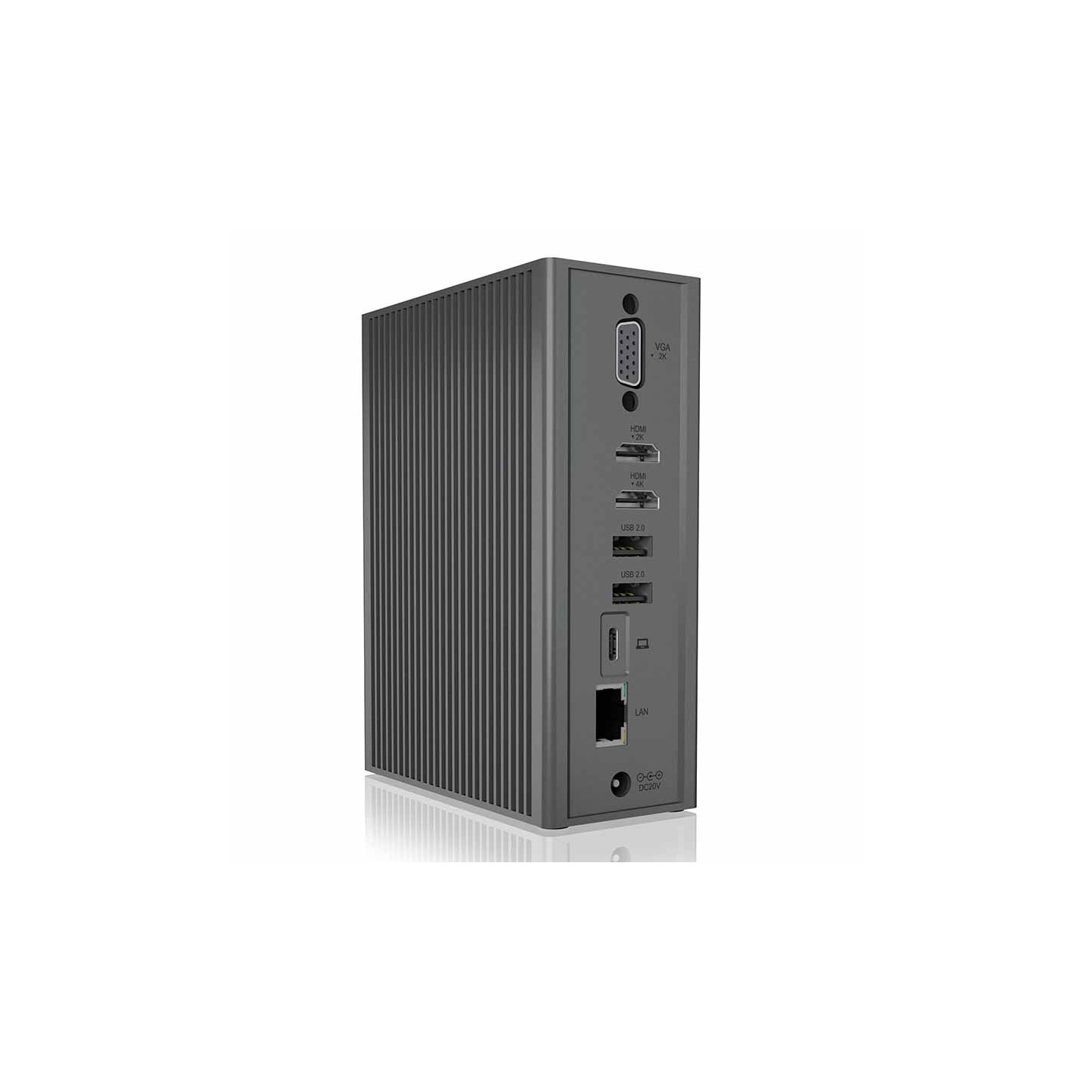 ICY BOX IB-DK2262AC Docking Station USB Type-A/C Triple Video Output — Armenius Store Cyprus