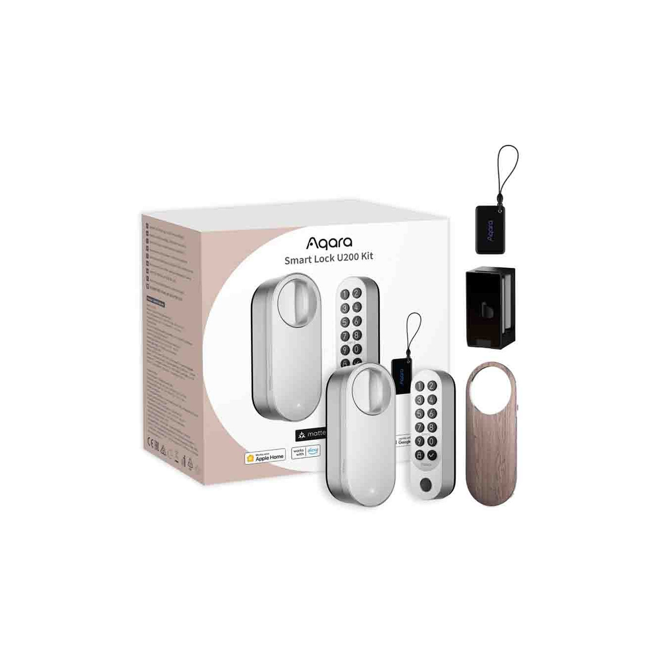 Buy EL-D02D SMART LOCK U200 KIT (OFFLINE), SILVER AQARA in Cyprus, Nicosia, Limassol, Larnaka, Pafos
