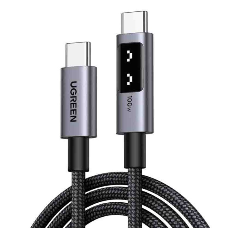 UGREEN 35512 Uno 2m USB-C Cable 100W PD Fast Charge Black — Armenius Store Cyprus