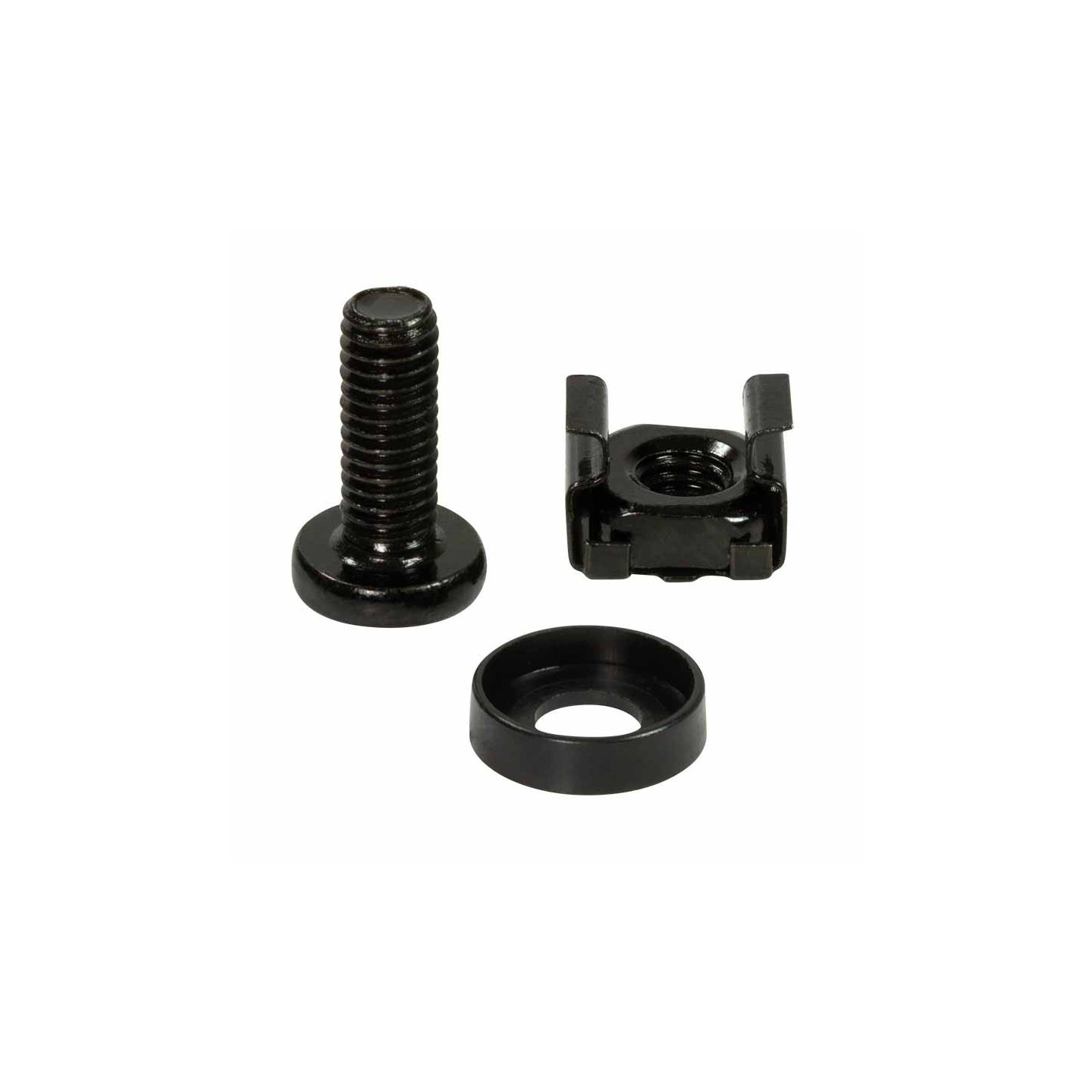 Buy AC116 MOUNTING M6 METAL BLACK SET 50pcs FOR CABINET LOGILINK in Cyprus, Nicosia, Limassol, Larnaka, Pafos