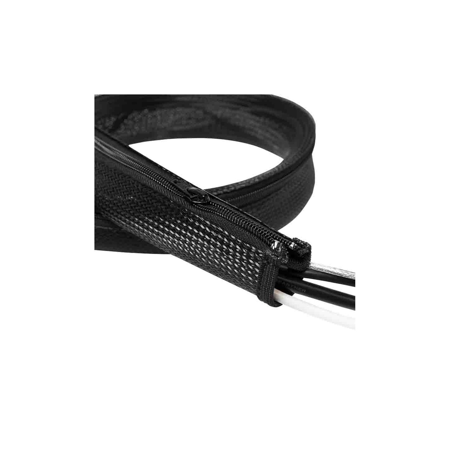 Buy KAB0049 2m CABLE SLEEVE (ZIPPER), POLYESTER, OD:50mm, BLACK, LOGILINK in Cyprus, Nicosia, Limassol, Larnaka, Pafos