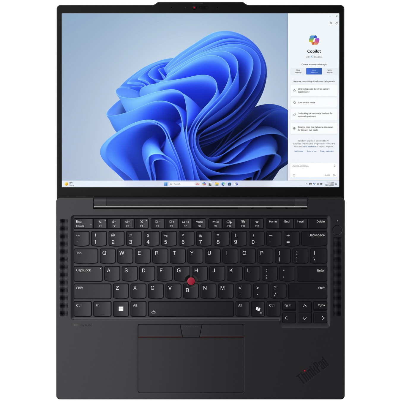 Lenovo ThinkPad T14s Gen 5 - 155U Ultra 7 - 14" WUXGA, 16GB LPDDR5x, 512GB SSD, Black, Windows 11 Pro