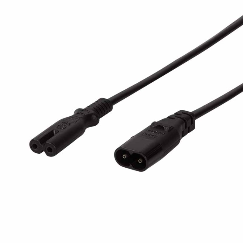 CP129 2m POWER CORD C8 MALE to C7 FEM LOGILINK — Buy in Cyprus with Fast Delivery