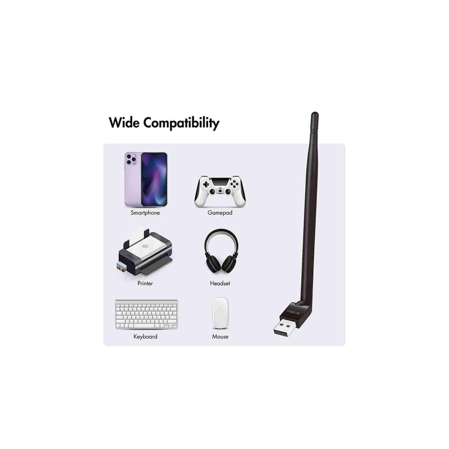 Buy BT0067 BT 5.3 DONGLE, USB-A, 3Mbits, UP TO 150m RANGE, LOGILINK in Cyprus, Nicosia, Limassol, Larnaka, Pafos