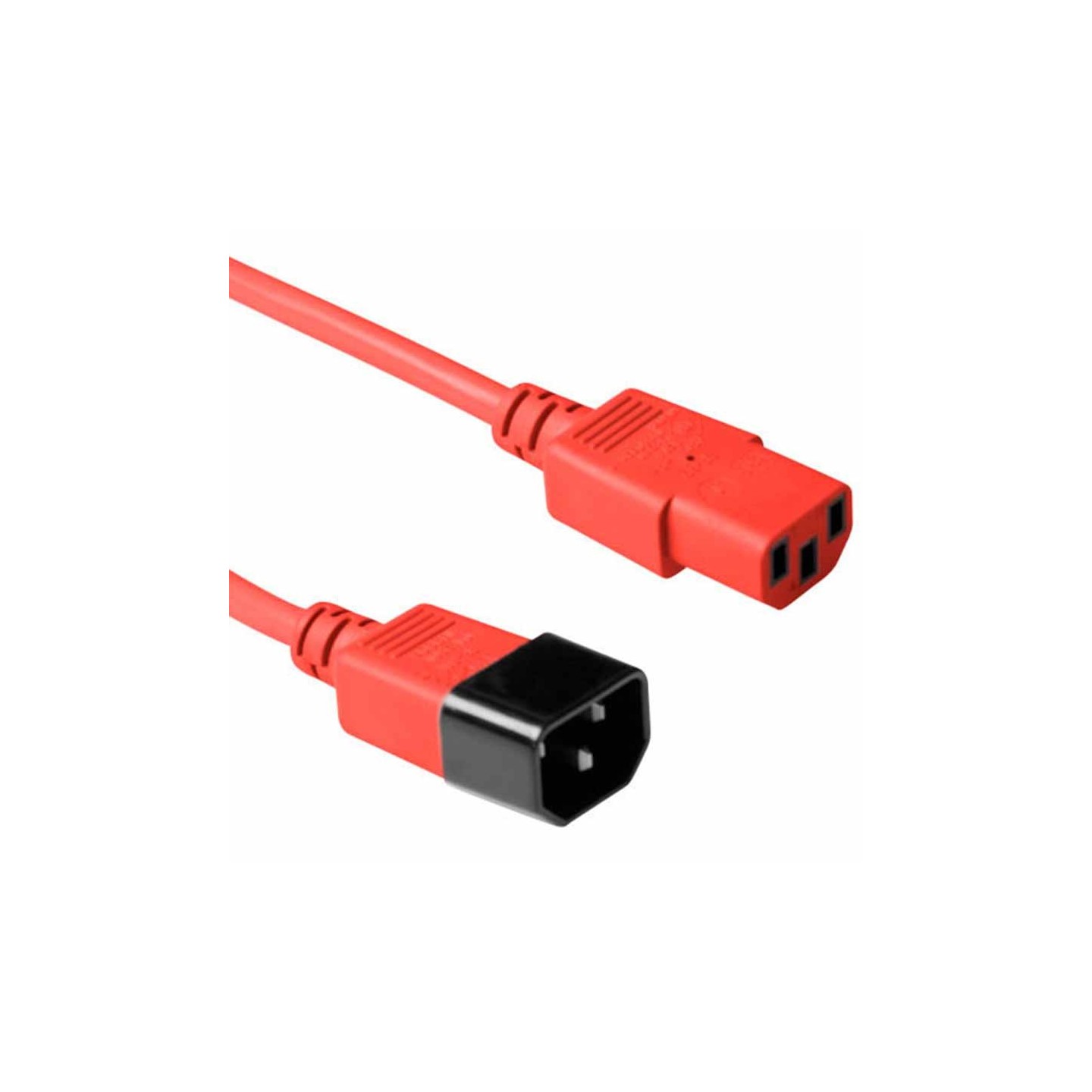 Buy AK5105 1.20m C13 TO C14 POWER EXTENTION CABLE RED ACT in Cyprus, Nicosia, Limassol, Larnaka, Pafos