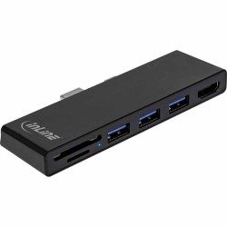 InLine 35393 MultiHub Surface Pro 4/5/6 - 3x USB 3.2, HDMI 4K, Card Reader — Armenius Store Cyprus