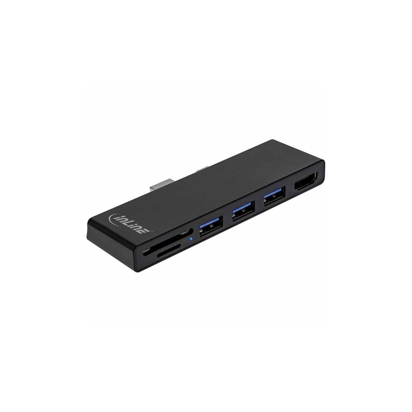 InLine 35393 MultiHub Surface Pro 4/5/6 - 3x USB 3.2, HDMI 4K, Card Reader — Armenius Store Cyprus
