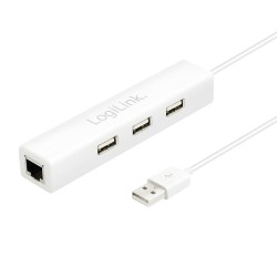 LogiLink UA0174 USB 2.0 Fast Ethernet Adapter 3-Port USB Hub — Armenius Store Cyprus