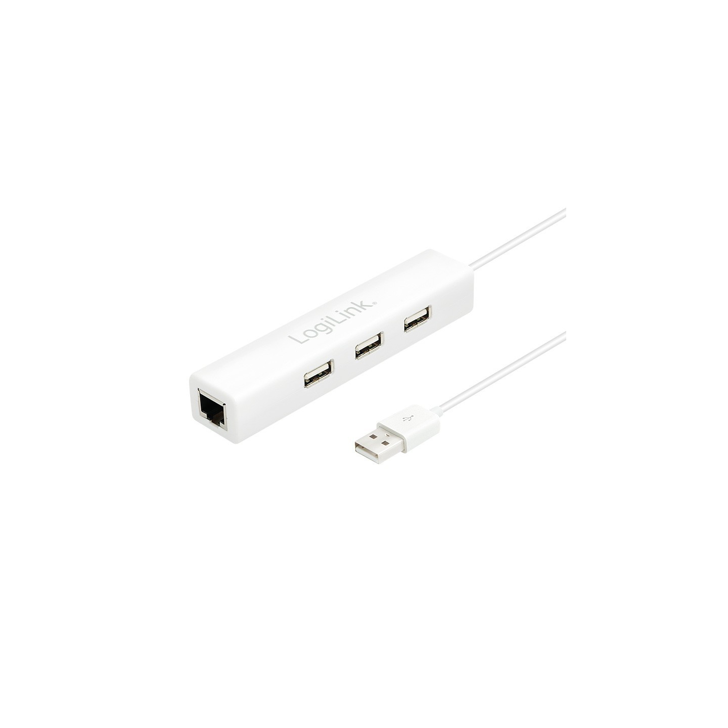 LogiLink UA0174 USB 2.0 Fast Ethernet Adapter 3-Port USB Hub — Armenius Store Cyprus