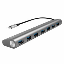 LogiLink UA0310 USB-C 7-Port Hub 3.1 Aluminum w/PSU | EAN 4052792048650 — Armenius Store Cyprus