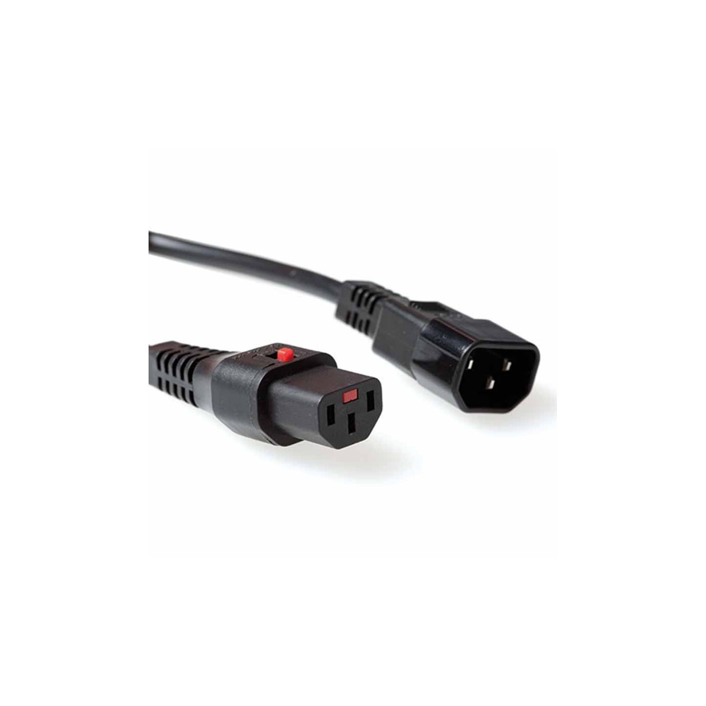Buy AK5191 1,5m C13 LOCKABLE TO C14 POWER EXTENTION CABLE BLACK IEC LOCK in Cyprus, Nicosia, Limassol, Larnaka, Pafos