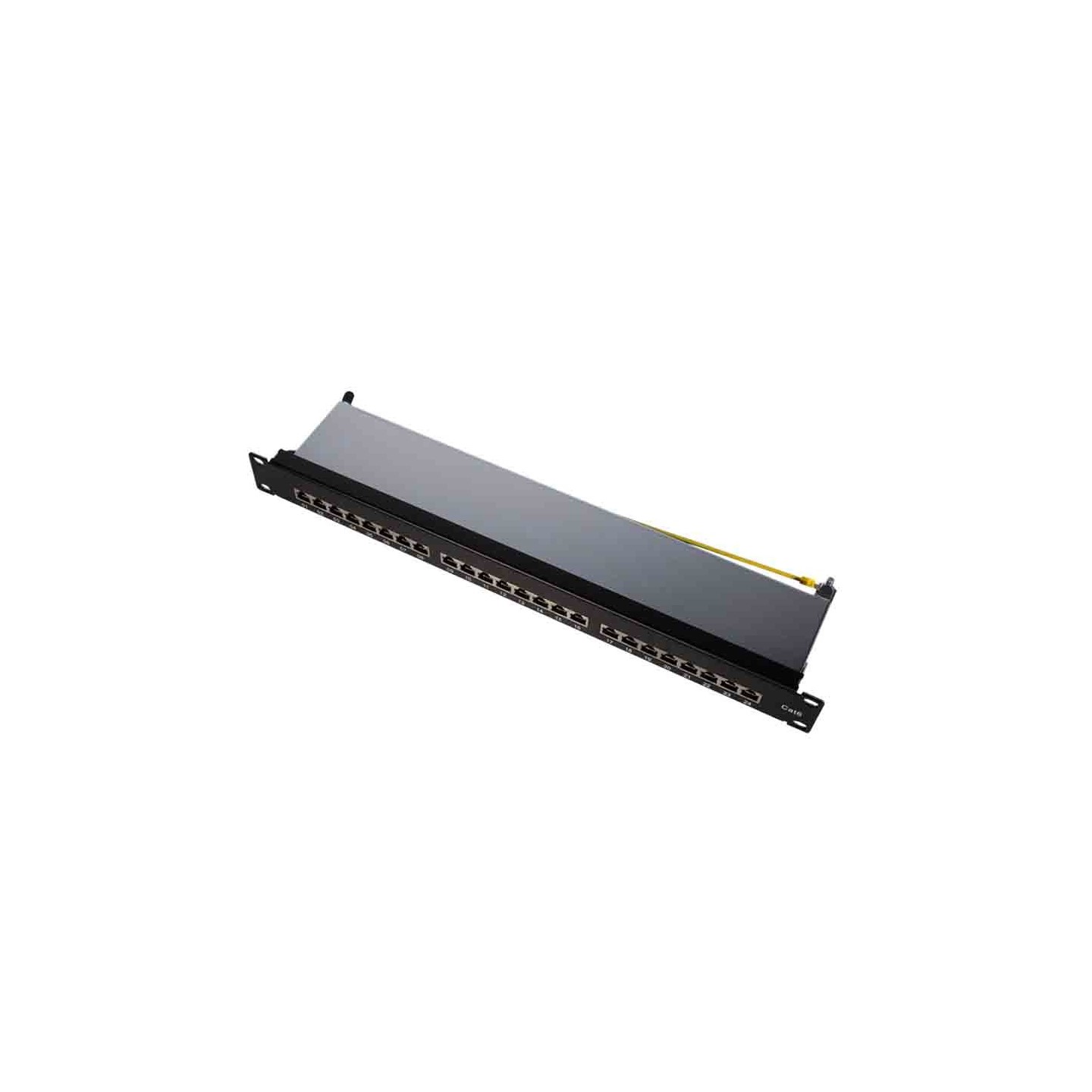 Buy NP0048 CAT.6 PATCH PANEL 24 PORTS SHIELDED, 19 INCH RACK MOUNT, BLACK, PRIMELINE, LOGILINK in Cyprus, Nicosia, Limassol, Lar